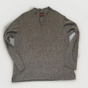 Robert Comstock Wool-Blend‎ Quarter Sweater Zip Grey Men’s Size XL